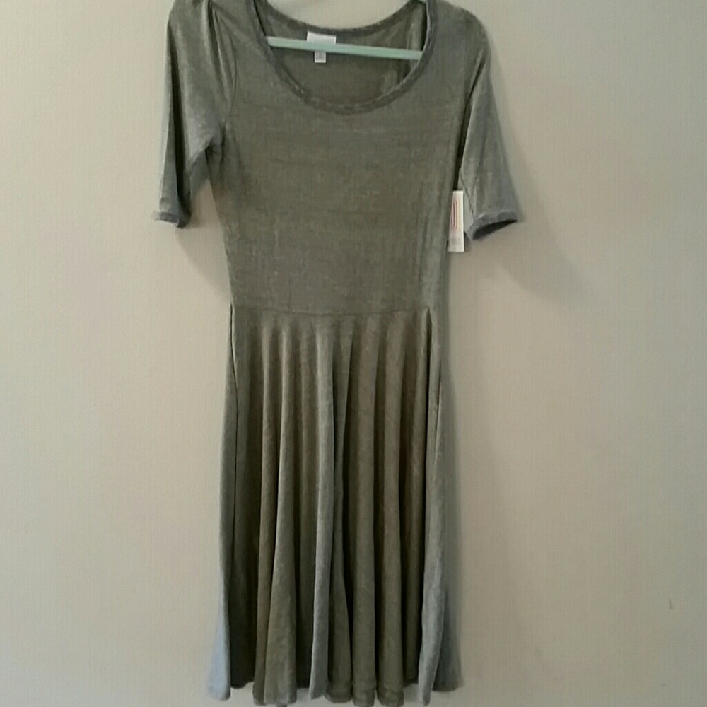 "SALE" Lularoe Nicole Dress Green 3 for $15